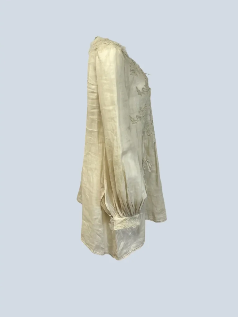 Blusa in ramie e pizzo, M., foto 2 di 6
