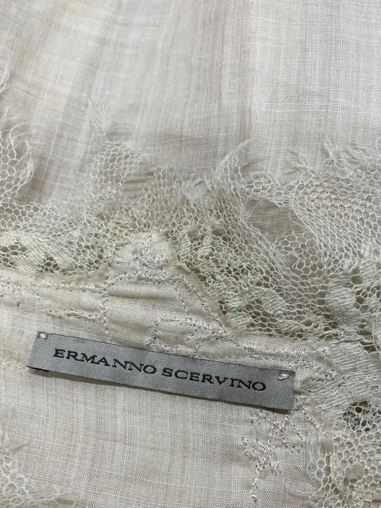Blusa in ramie e pizzo, M., foto 4 di 6
