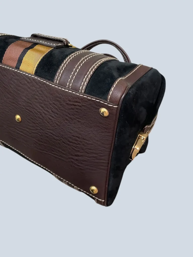 Borsa a mano Aviatrix in suede e pelle., foto 11 di 13