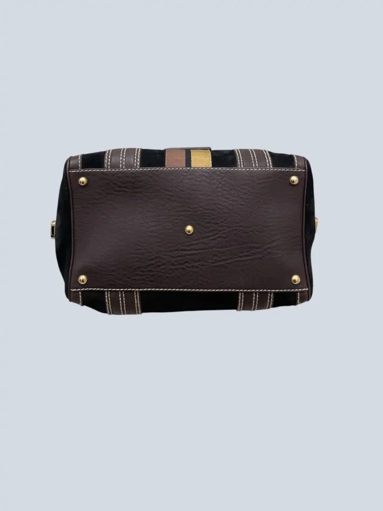 Borsa a mano Aviatrix in suede e pelle., foto 5 di 13