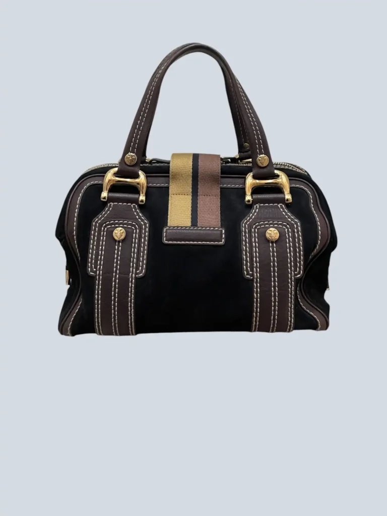 Borsa a mano Aviatrix in suede e pelle., foto 4 di 13