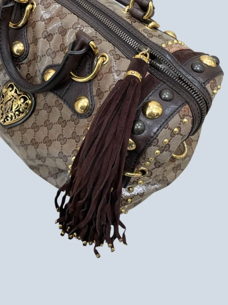 Borsa a mano Babouska Boston Crystal in tela Monogram., foto 9 di 11