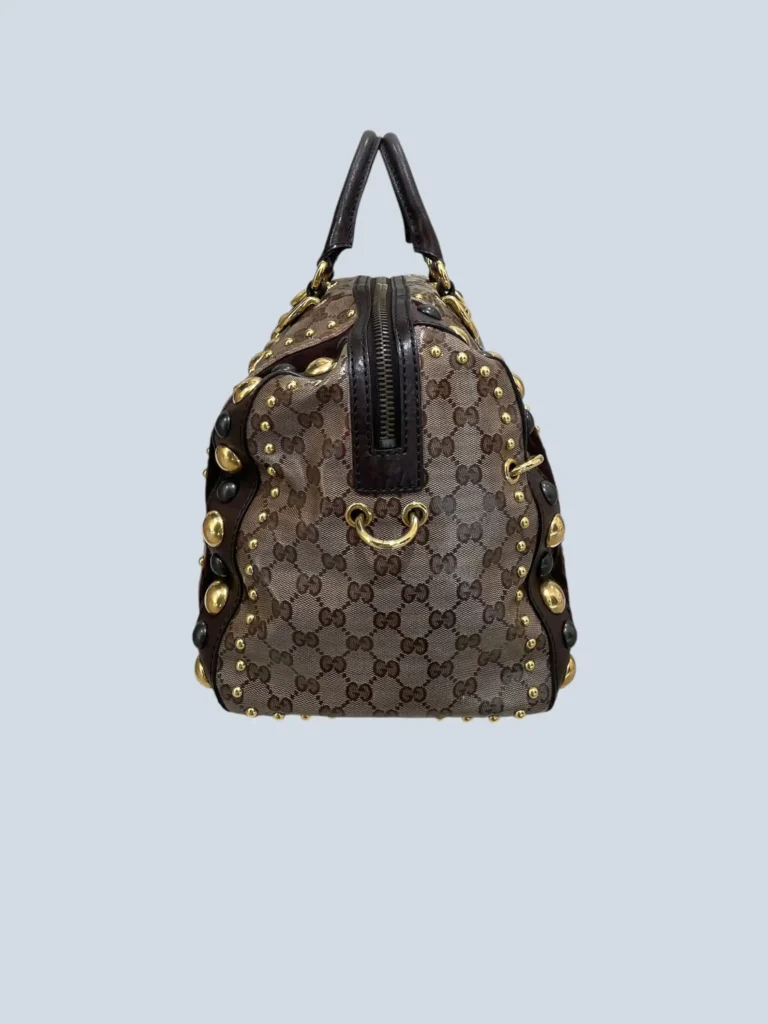 Borsa a mano Babouska Boston Crystal in tela Monogram., foto 3 di 11