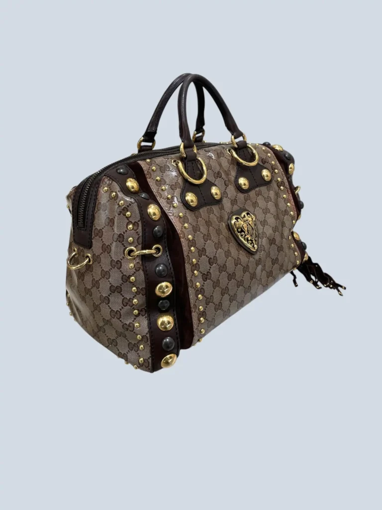 Borsa a mano Babouska Boston Crystal in tela Monogram., foto 2 di 11
