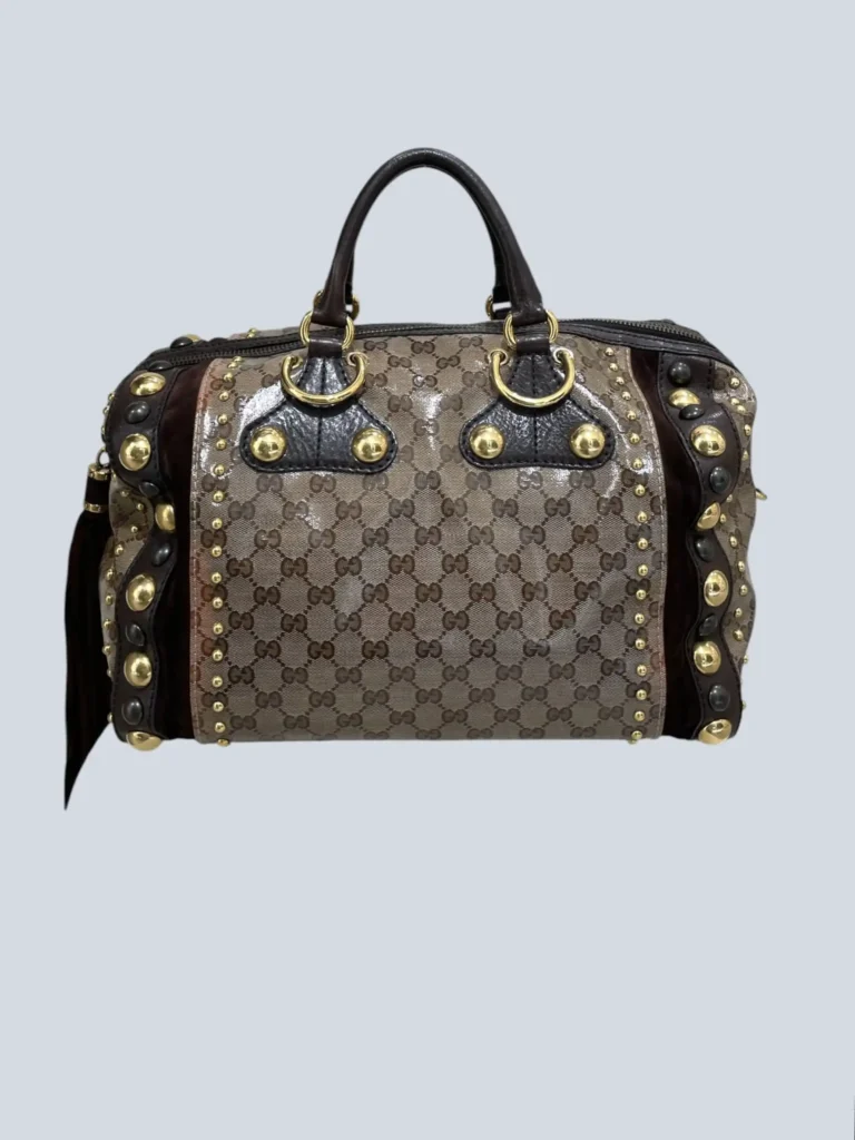Borsa a mano Babouska Boston Crystal in tela Monogram., foto 4 di 11