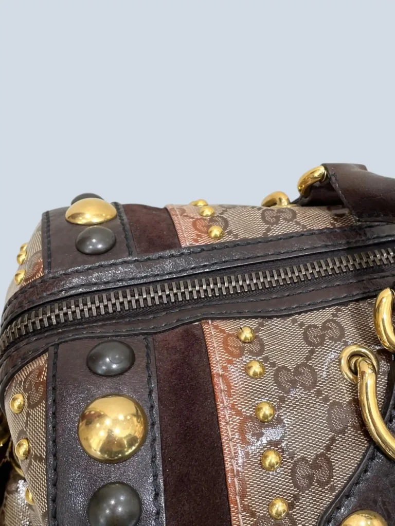 Borsa a mano Babouska Boston Crystal in tela Monogram., foto 7 di 11