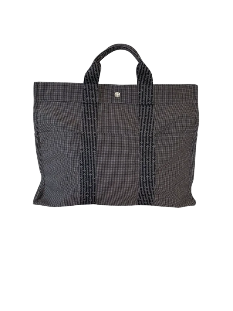 Borsa a mano tote Herline MM in canvas.