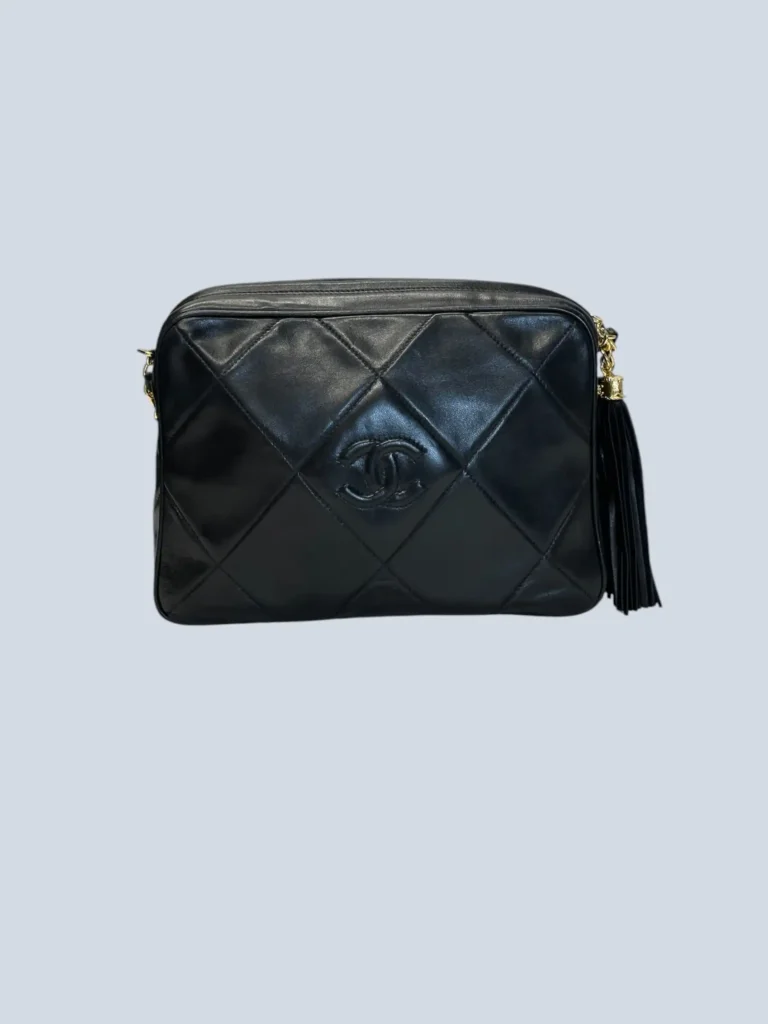Borsa a spalla Camera Bag Piccola vintage CC logo in pelle., foto 5 di 15