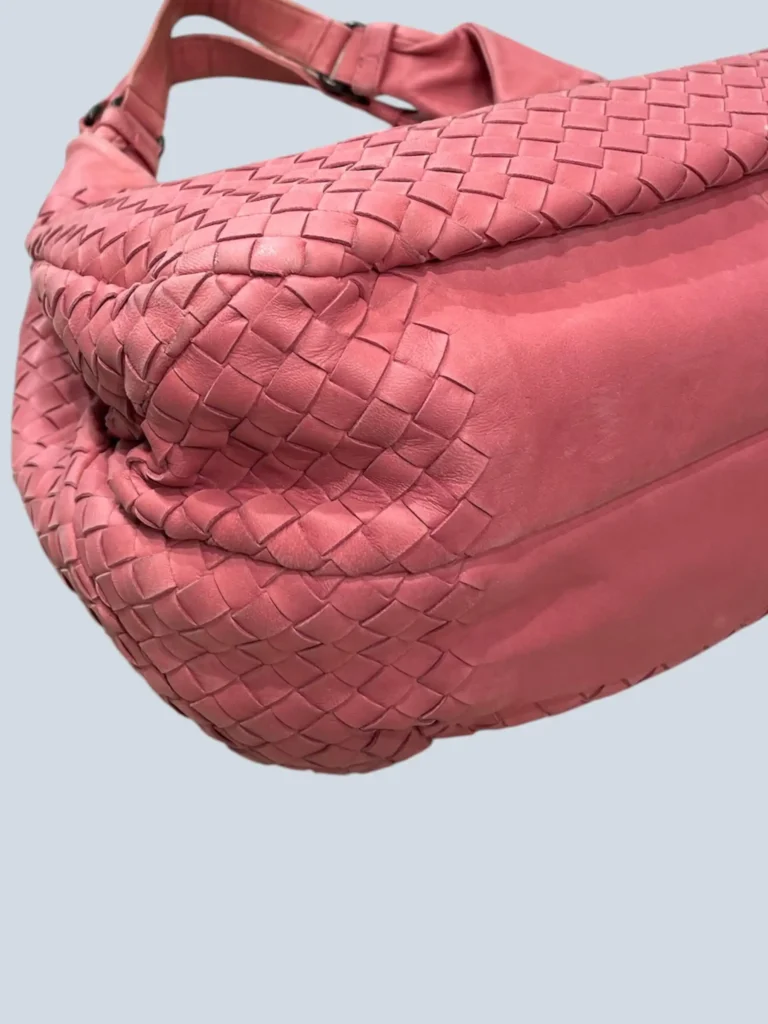 Borsa a spalla Campana Media in pelle intrecciata., foto 11 di 12