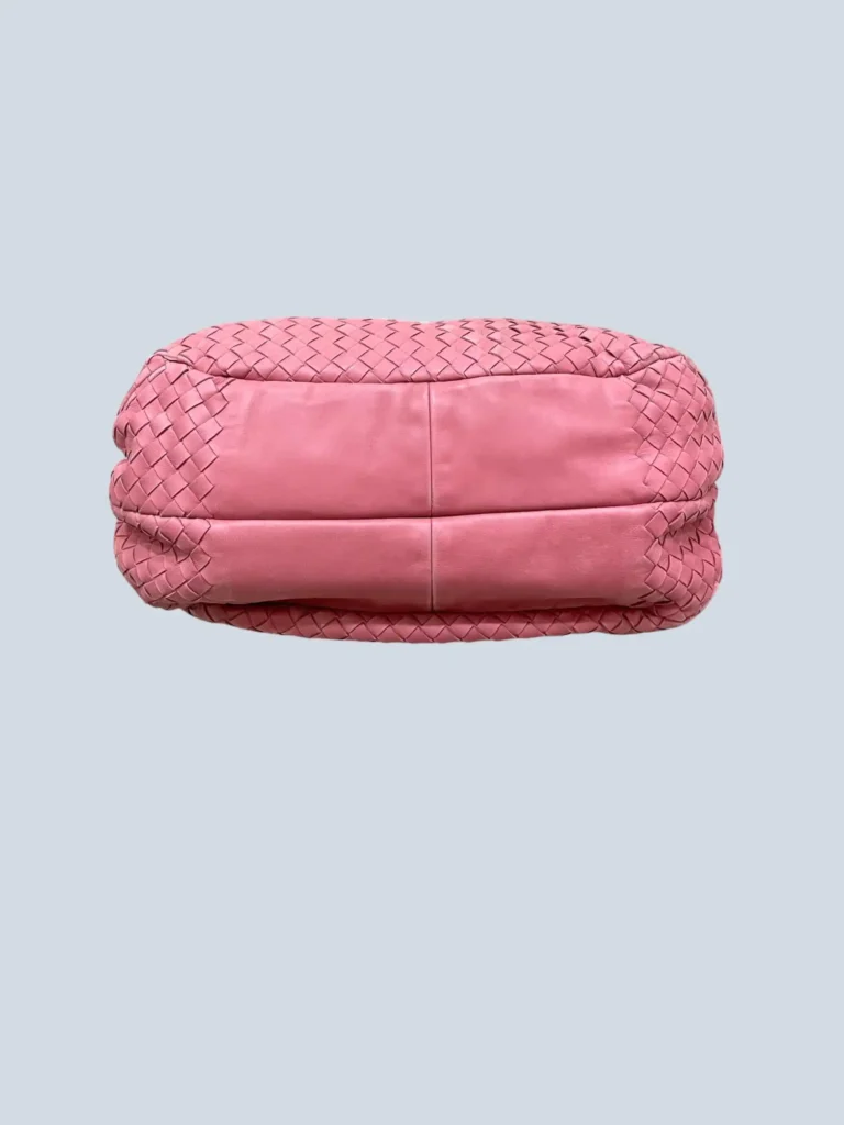 Borsa a spalla Campana Media in pelle intrecciata., foto 3 di 12