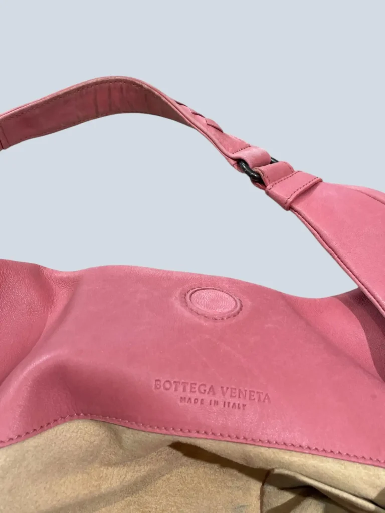 Borsa a spalla Campana Media in pelle intrecciata., foto 8 di 12