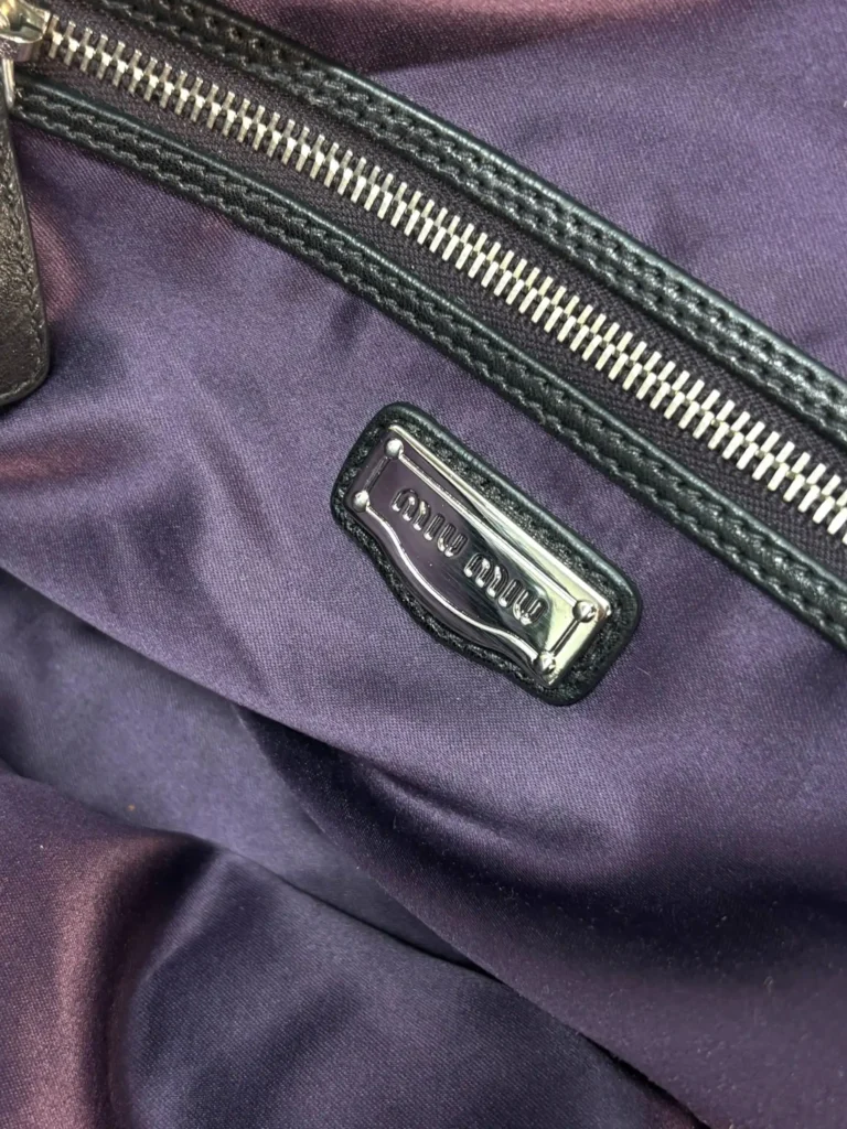 Borsa a mano tote in nappa patchwork., foto 7 di 8