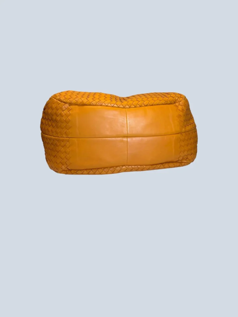 Borsa a spalla Campana Grande in pelle intrecciata., foto 5 di 11