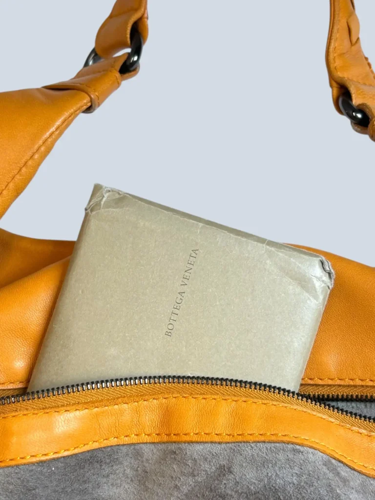 Borsa a spalla Campana Grande in pelle intrecciata., foto 10 di 11