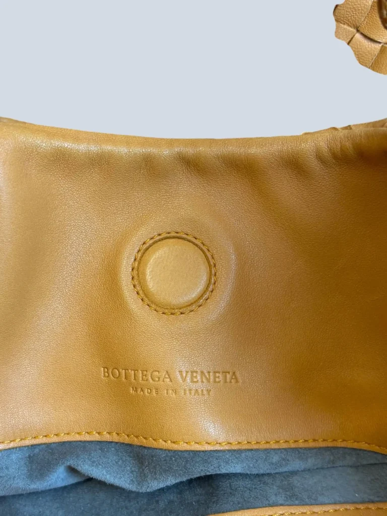 Borsa a spalla Campana Grande in pelle intrecciata., foto 9 di 11