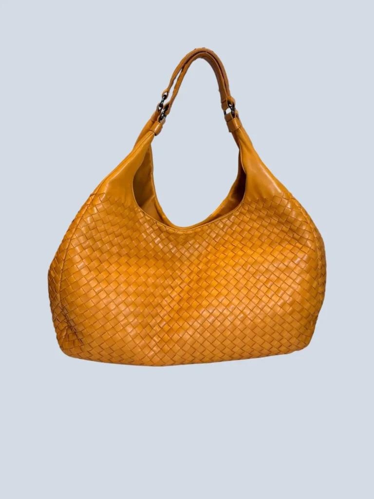 Borsa a spalla Campana Grande in pelle intrecciata., foto 4 di 11