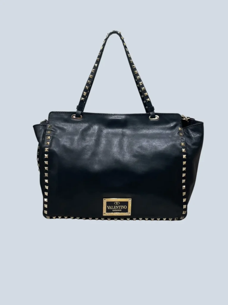 Garavani, borsa shopper a spalla Rockstud in pelle., foto 4 di 13