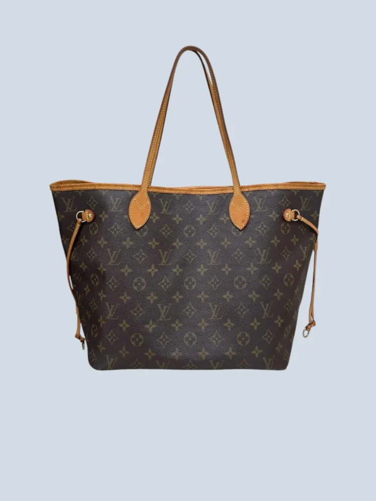 Neverfull MM Monogram canvas shoulder bag.