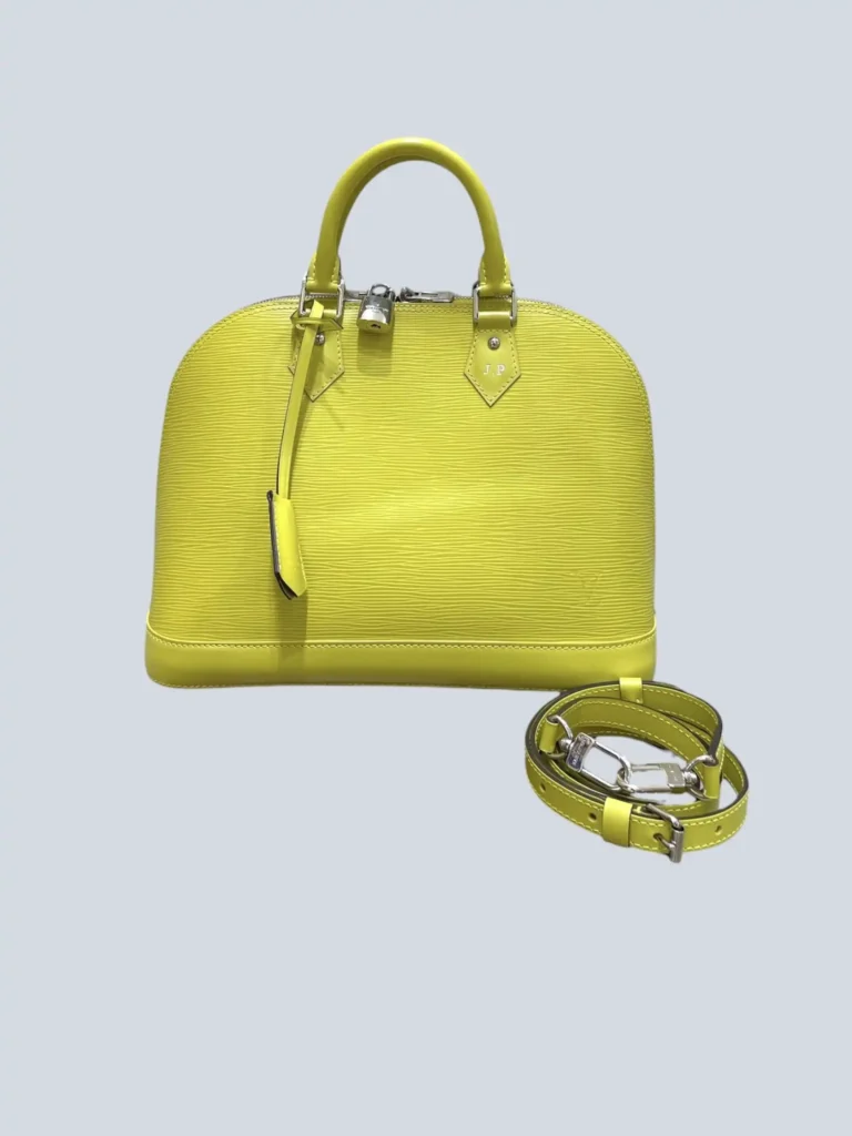 Alma PM Epi leather shoulder bag.