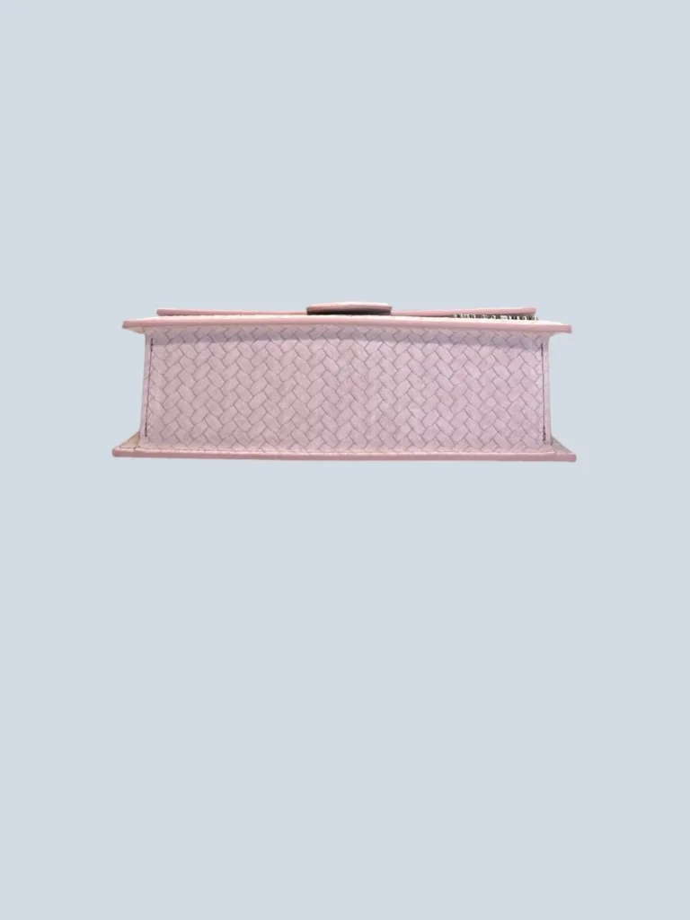 Borsa a tracolla Le Grand Bambino in suede motivo intrecciato., foto 6 di 11