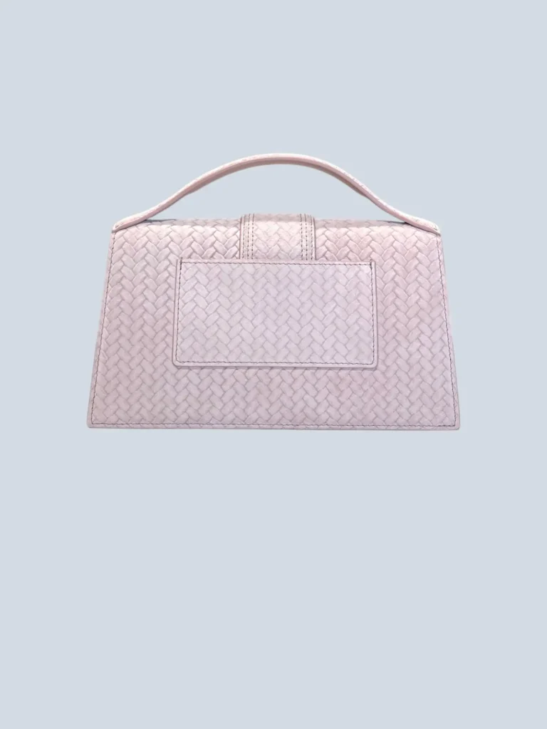 Borsa a tracolla Le Grand Bambino in suede motivo intrecciato., foto 5 di 11
