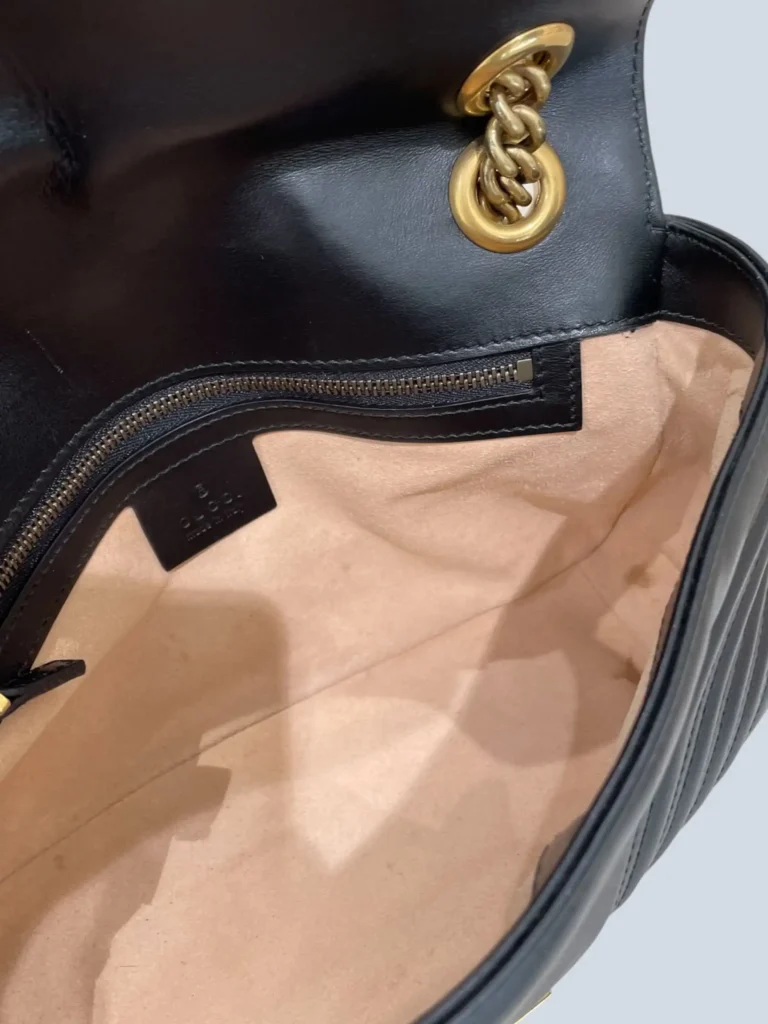 Marmont Media leather crossbody bag, photo 6 of 13