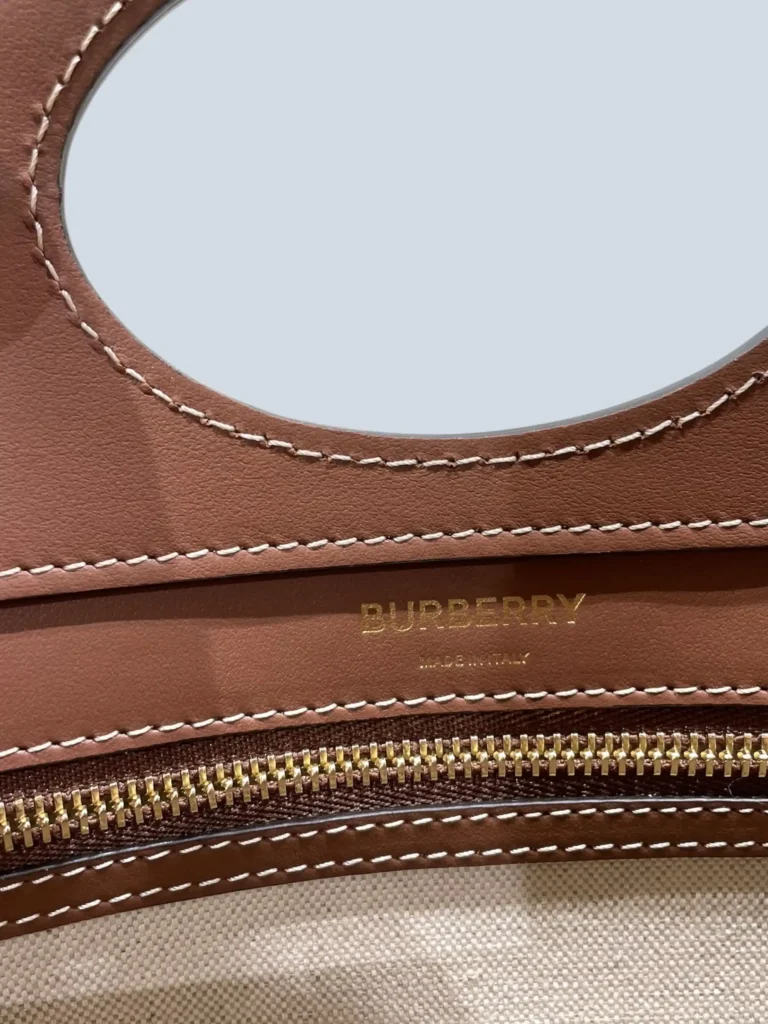 Borsa Mini Pocket in canvas e pelle., foto 9 di 12