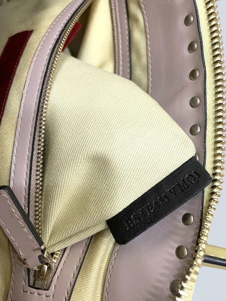 Garavani, borsa a tracolla Rockstud Tricolor Satchel in pelle., foto 9 di 14