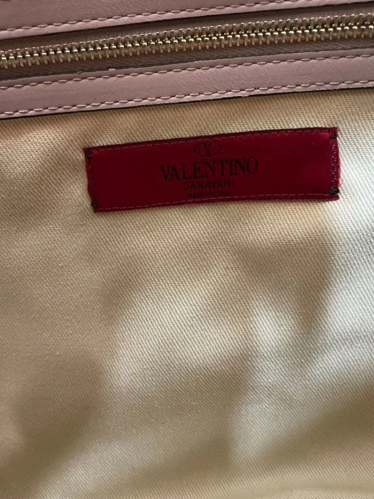Garavani, borsa a tracolla Rockstud Tricolor Satchel in pelle., foto 8 di 14