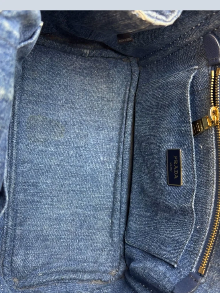 Borsa a tracolla Canapa Tote in denim., foto 6 di 10