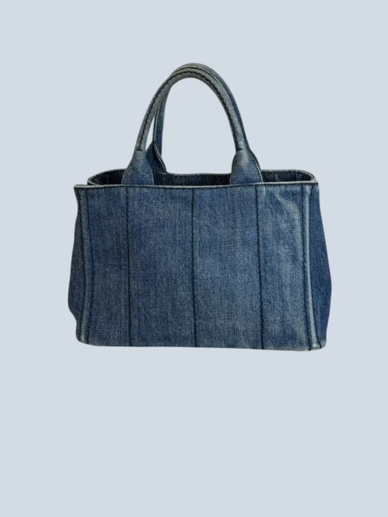 Borsa a tracolla Canapa Tote in denim., foto 4 di 10