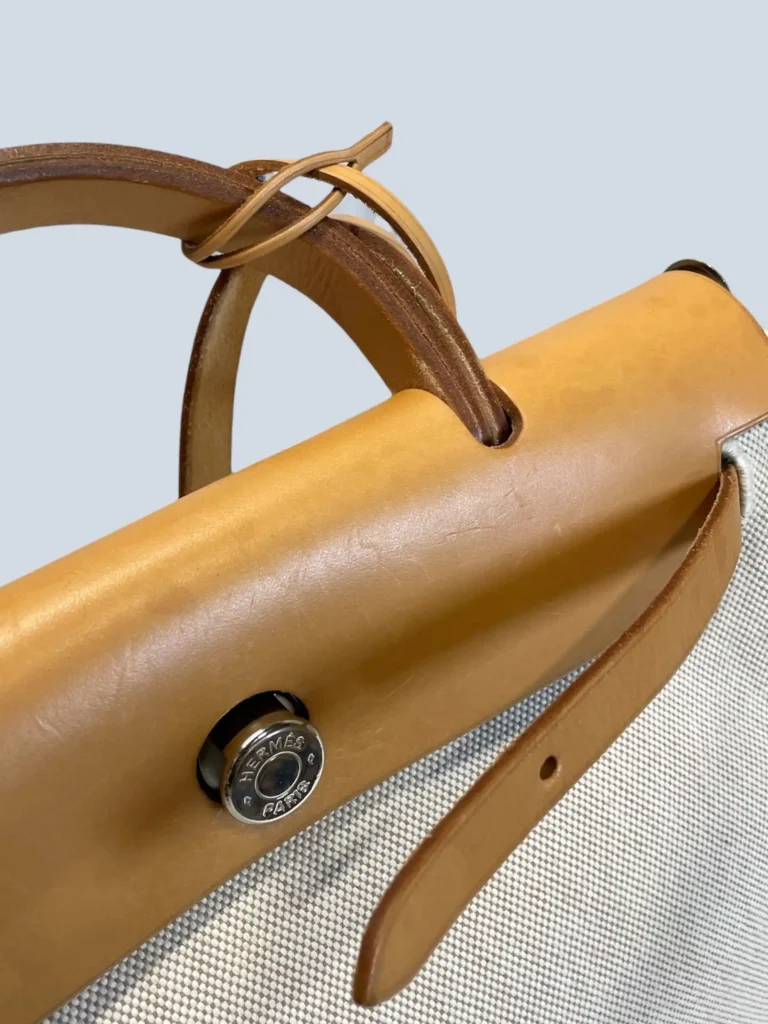 Borsa Herbag 31 in canvas e pelle Hunter., foto 14 di 17