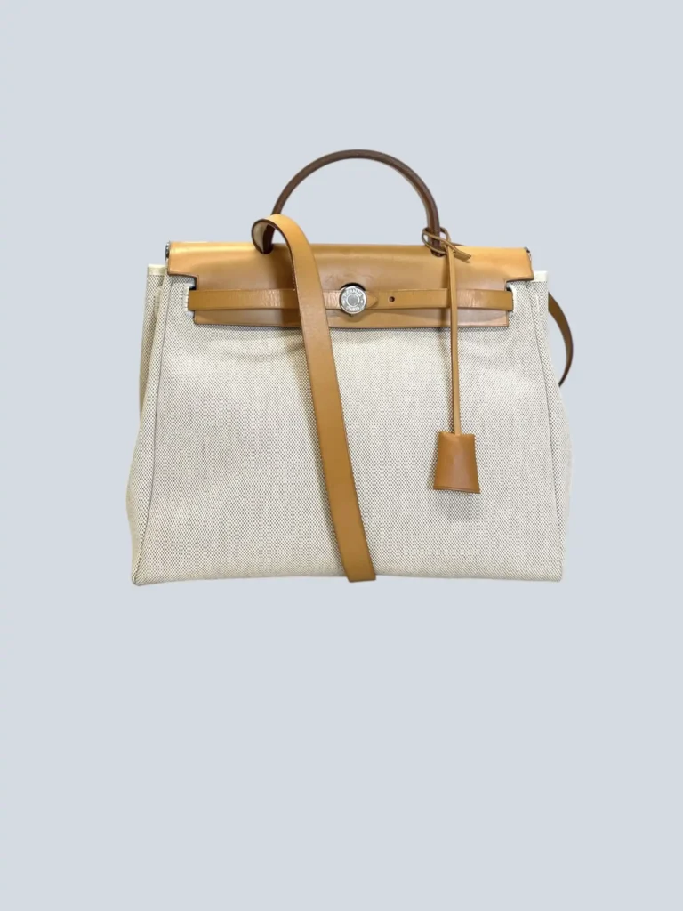 Borsa Herbag 31 in canvas e pelle Hunter.