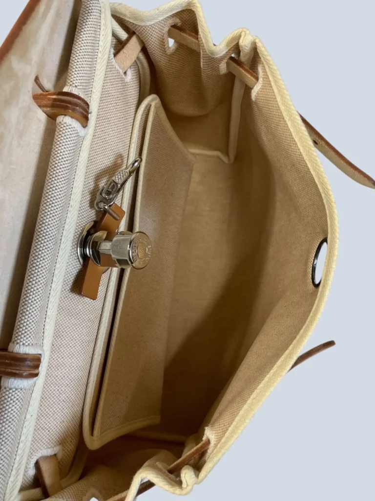 Borsa Herbag 31 in canvas e pelle Hunter., foto 9 di 17