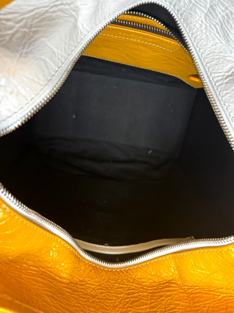Bazar Small leather shoulder shopper bag, photo 4 of 5
