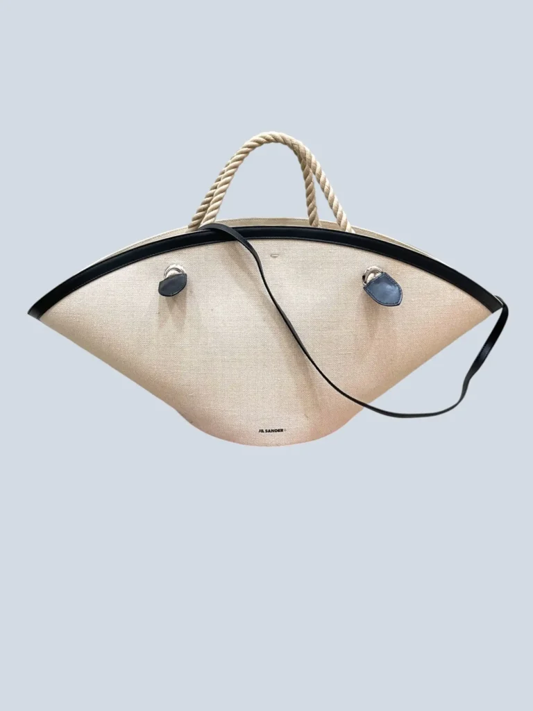 Borsa Sombrero in canvas e pelle., foto 2 di 9