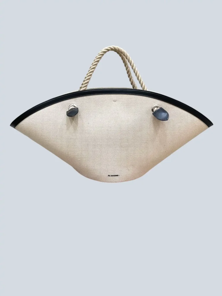 Borsa Sombrero in canvas e pelle.