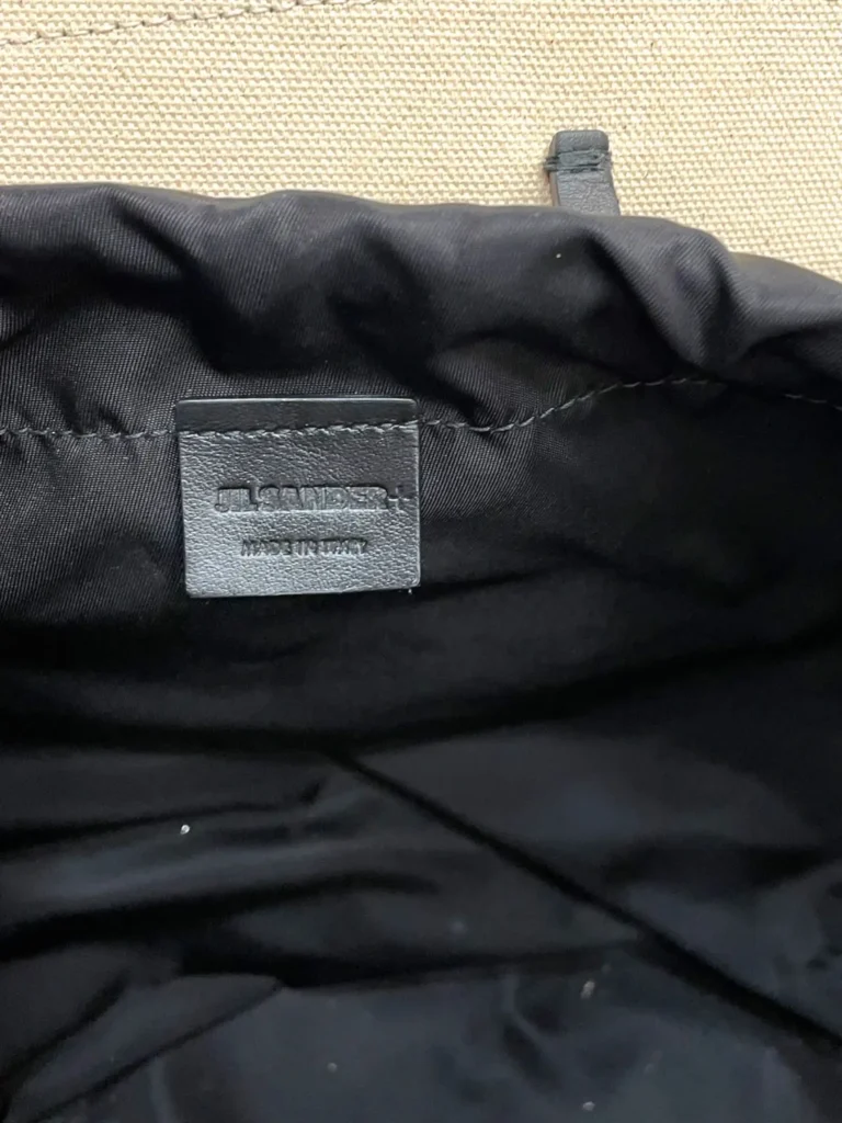 Borsa Sombrero in canvas e pelle., foto 6 di 9