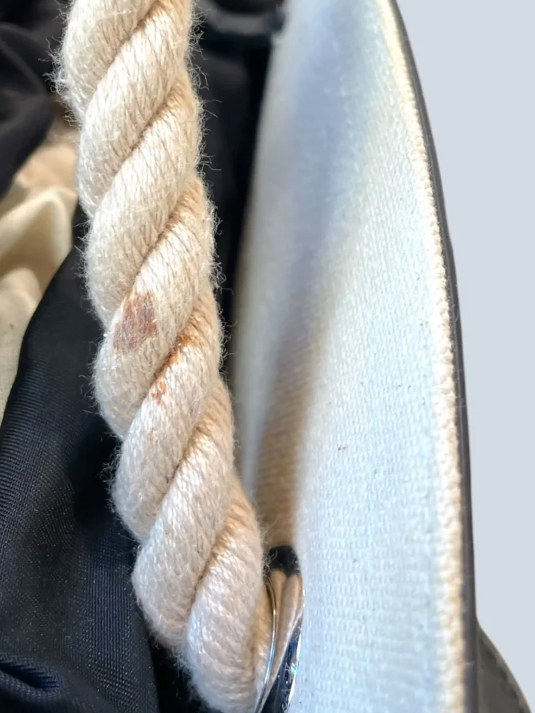Borsa Sombrero in canvas e pelle., foto 8 di 9