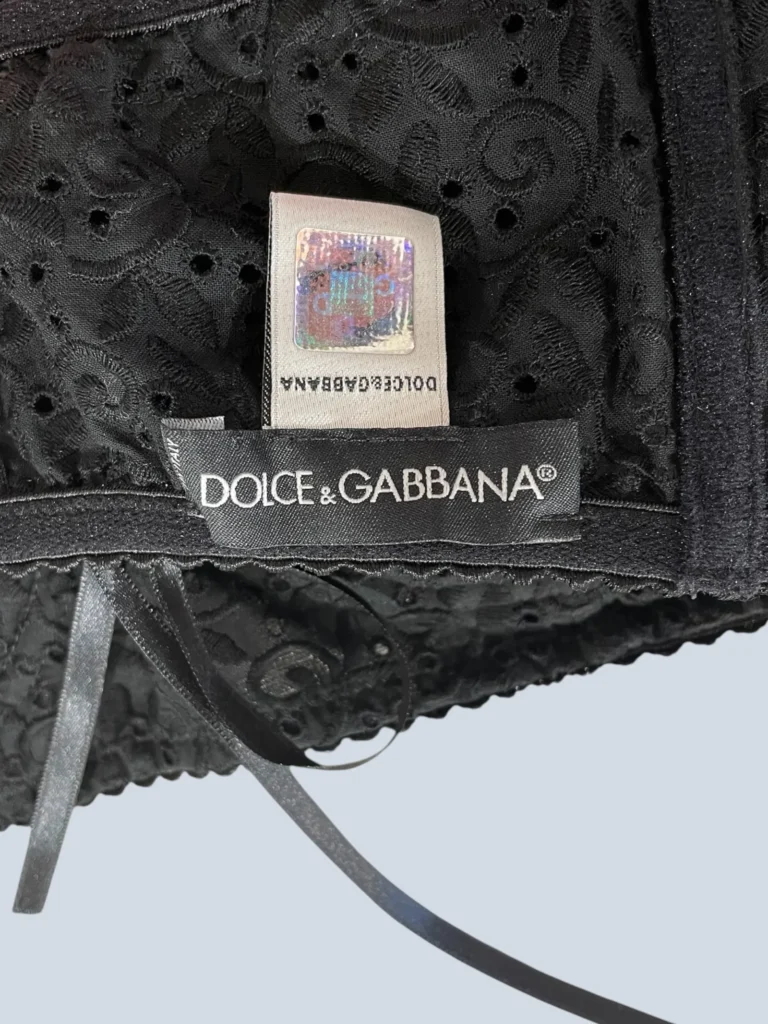 Bralette in cotone Sangallo, 2., foto 4 di 4