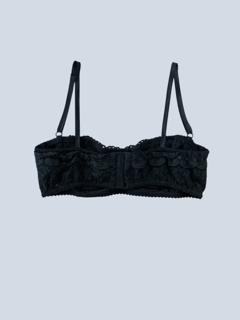 Bralette in cotone Sangallo, 2., foto 2 di 4