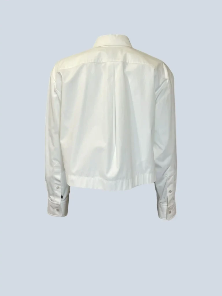 Cropped shirt with pocket and logo, 34fr., photo 3 of 11