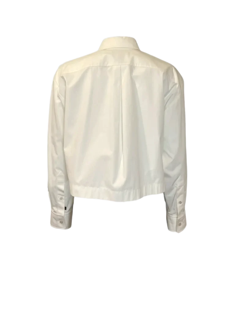 Cropped shirt with pocket and logo, 34fr., photo 3 of 11
