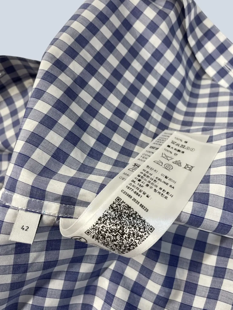 Camicia Vichy in cotone, 42., foto 7 di 8