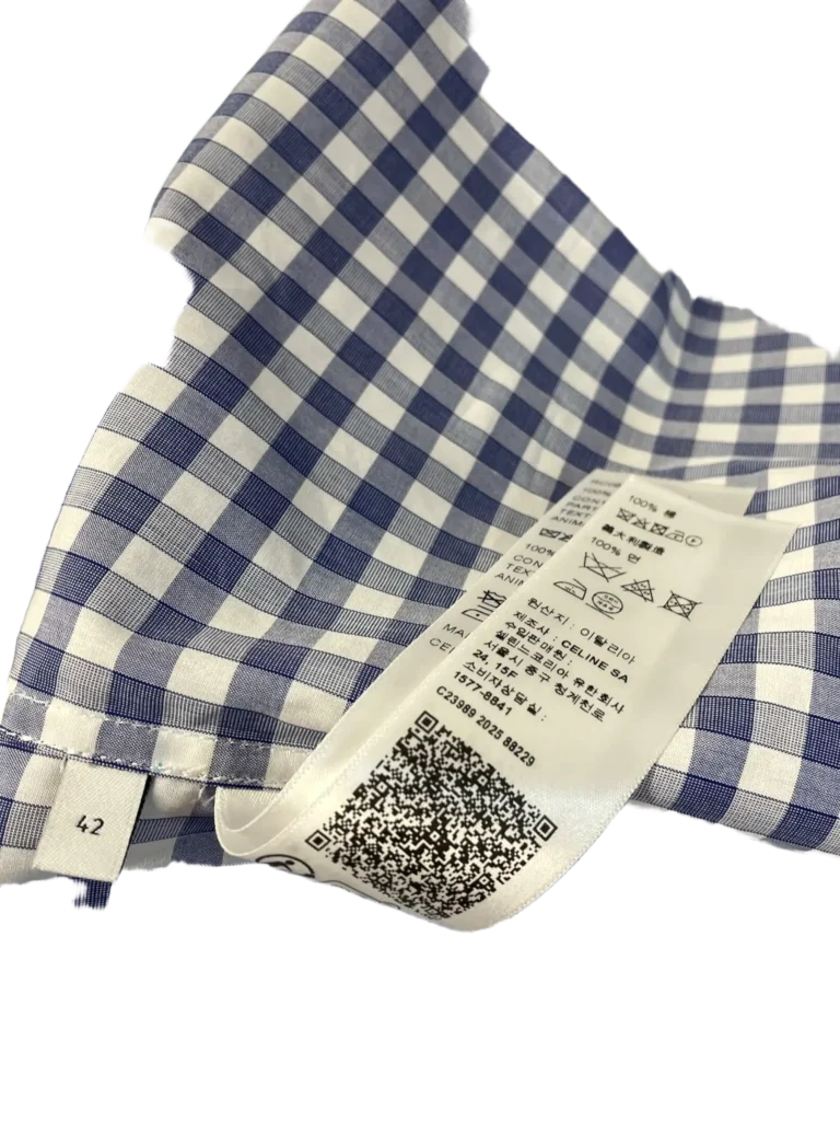 Camicia Vichy in cotone, 42., foto 7 di 8