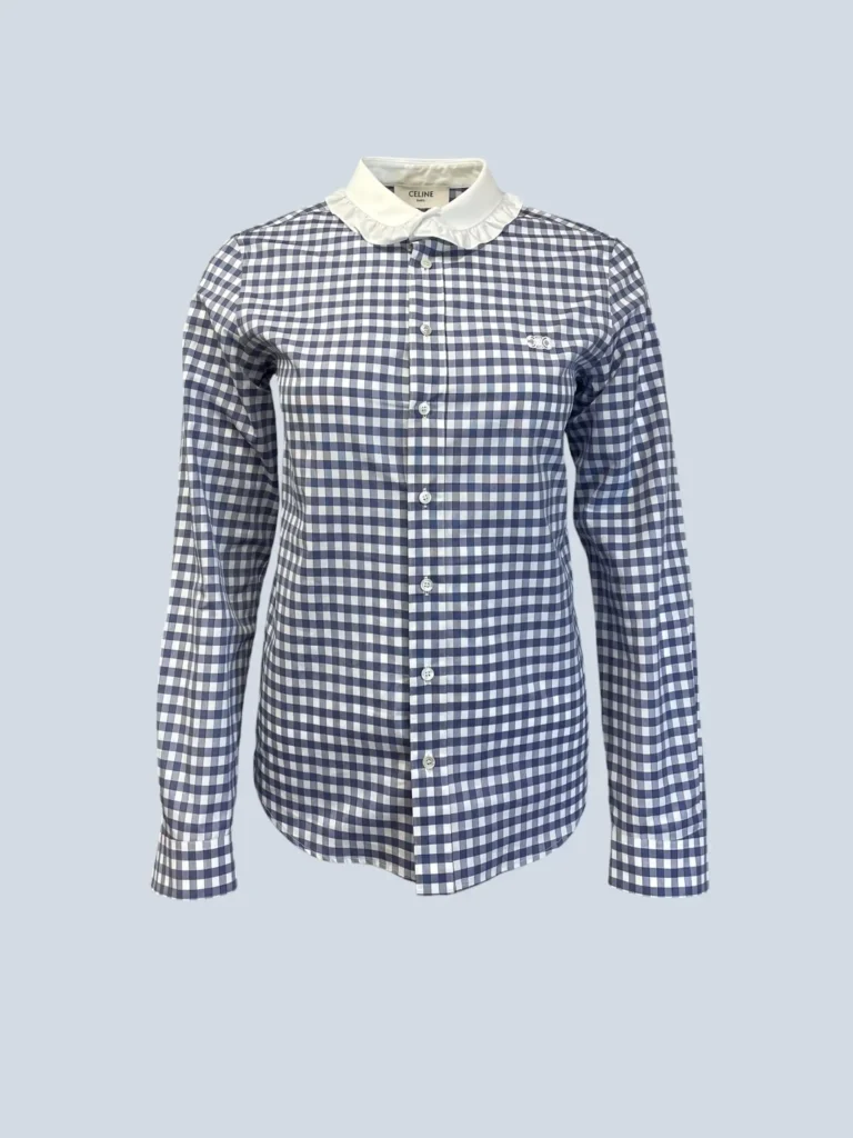 Camicia Vichy in cotone, 42.