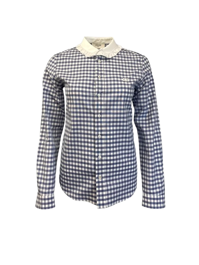Camicia Vichy in cotone, 42.