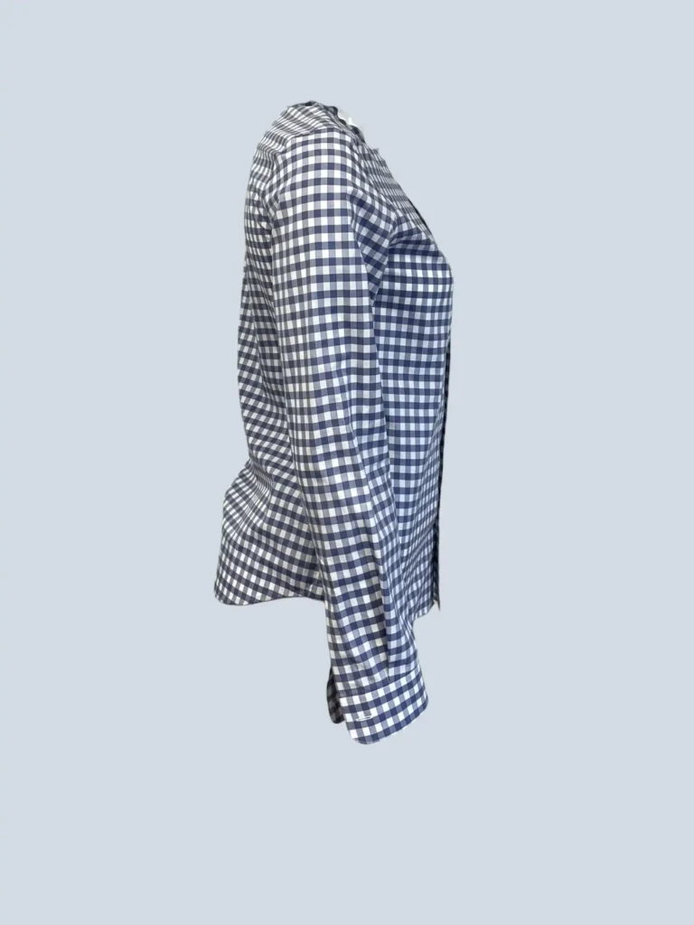 Camicia Vichy in cotone, 42., foto 2 di 8