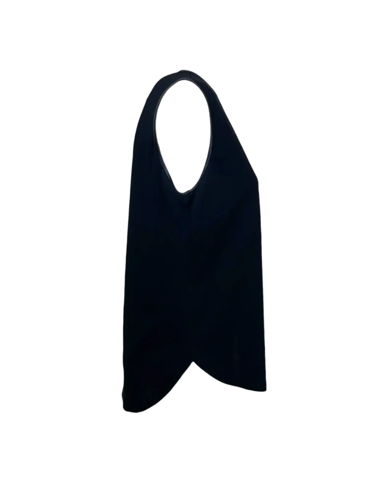 By Frida Giannini, cotton top with leather inserts, M., photo 2 of 9