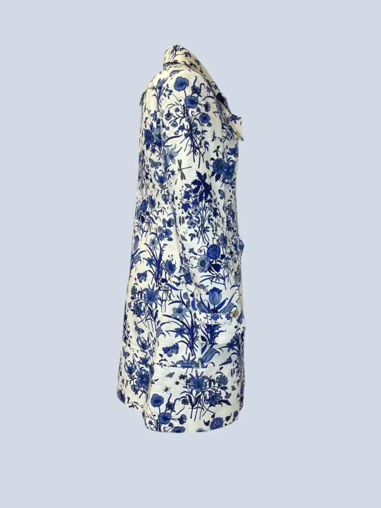 By Frida Giannini, floral print cotton midi coat, 44., photo 2 of 14